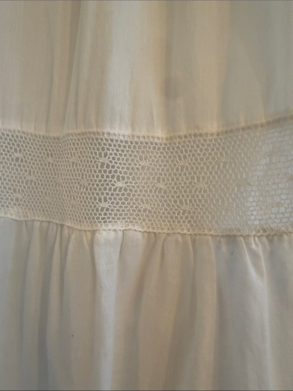 Rebecca Taylor White Tiered Maxi Skirt with Smocked Waist - Picture 4 of 8
